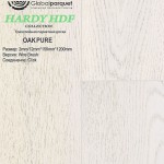 Паркетная доска Global Parquet Hardy (HDF) Дуб Pure (Пуре)