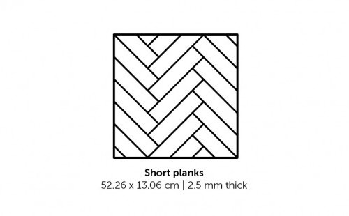 IVC Moduleo Плитка ПВХ Impress dryback HERRINGBONE PARQUETRY SHORT PL BLACKJACK OAK 22229